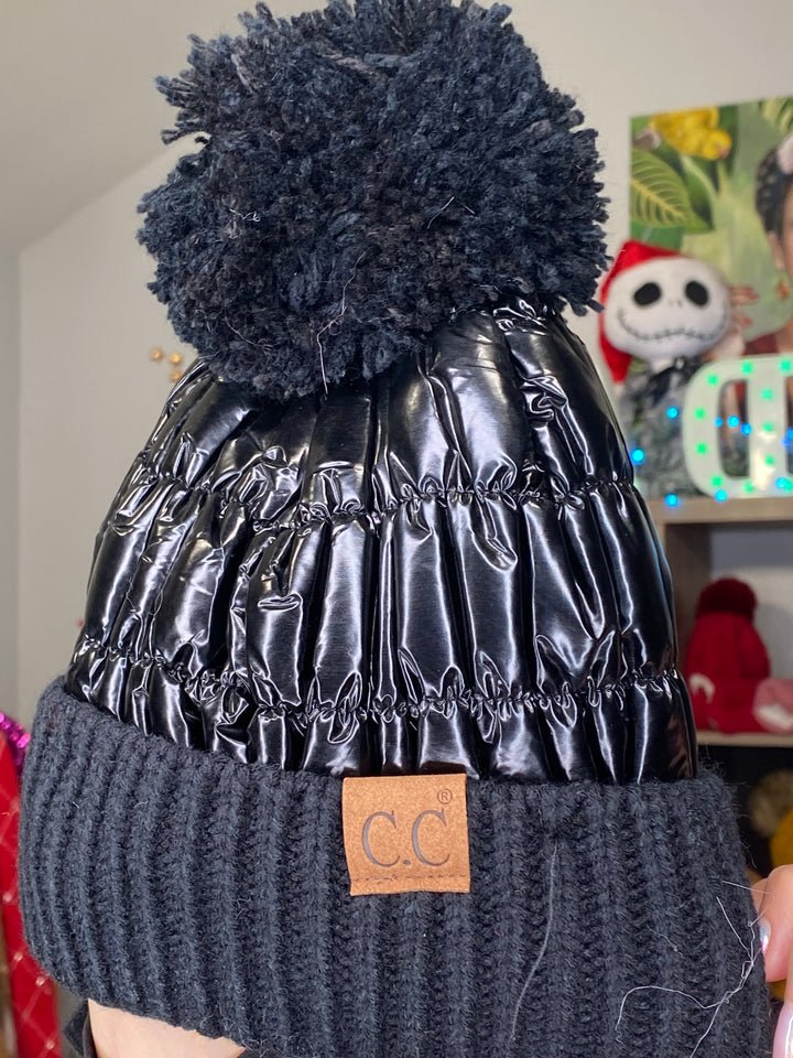 Gorro Negro Mota Charol Snow (#169)