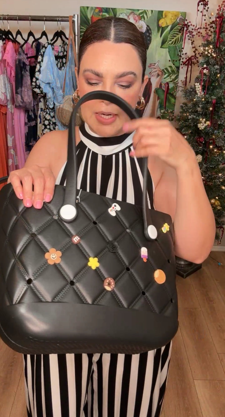 Bolsa Negra Charms Plastic (#127)