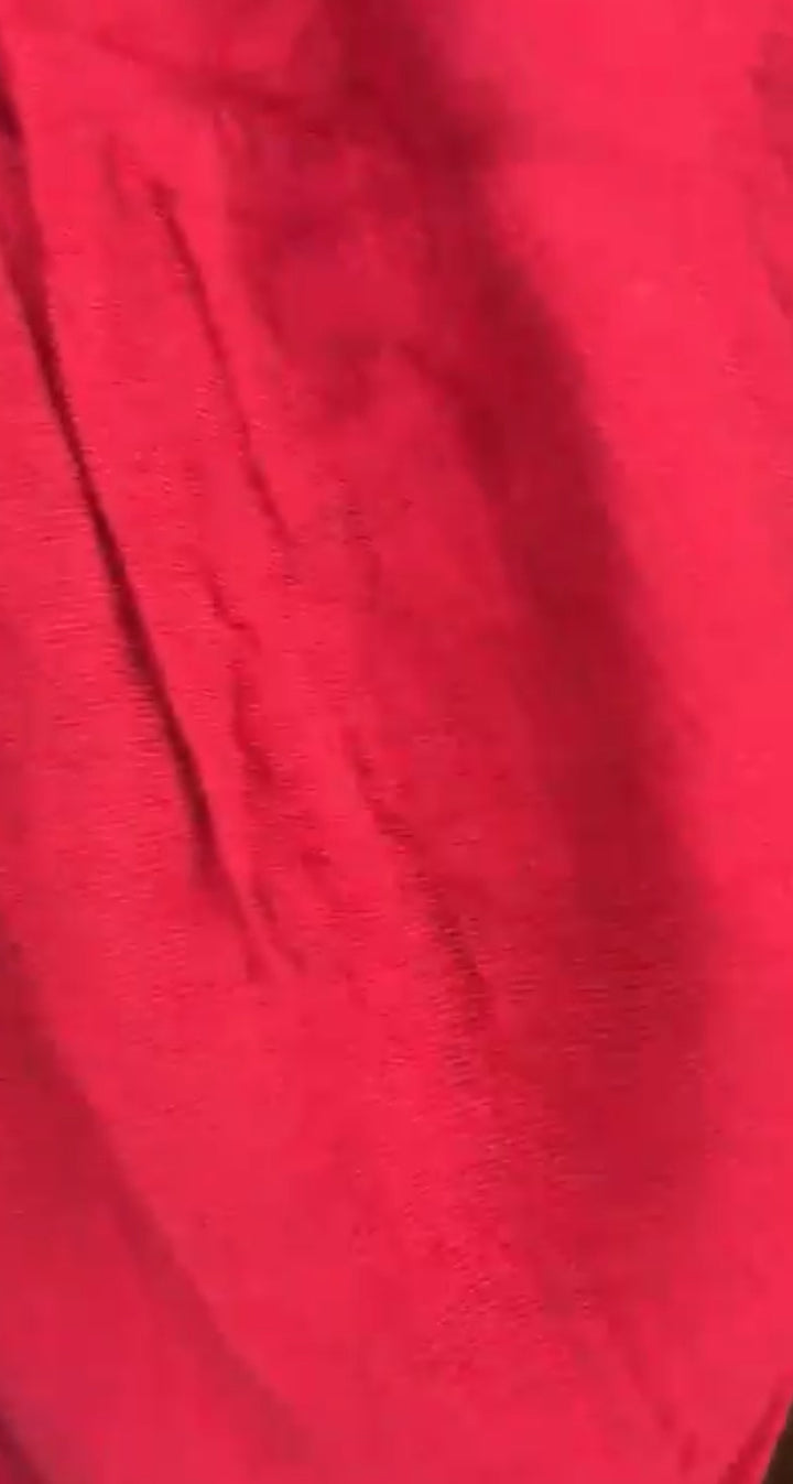 Set guinda satinado top moños y pantalón palazo (#127)