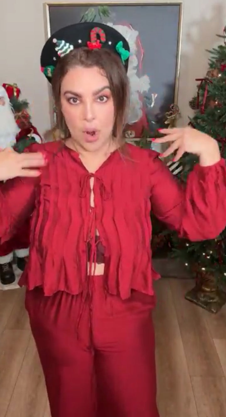 Boina negra navideña charms lux (#113)