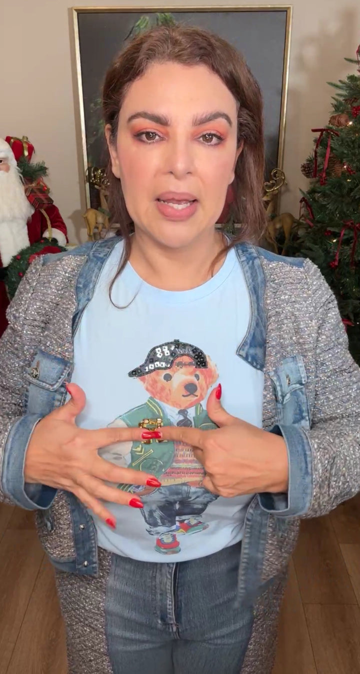 Camiseta azul oso Ralph (#116)