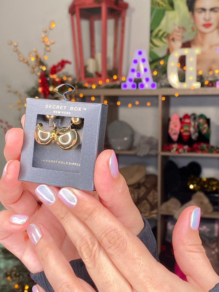 Arete Oro Gota 14k