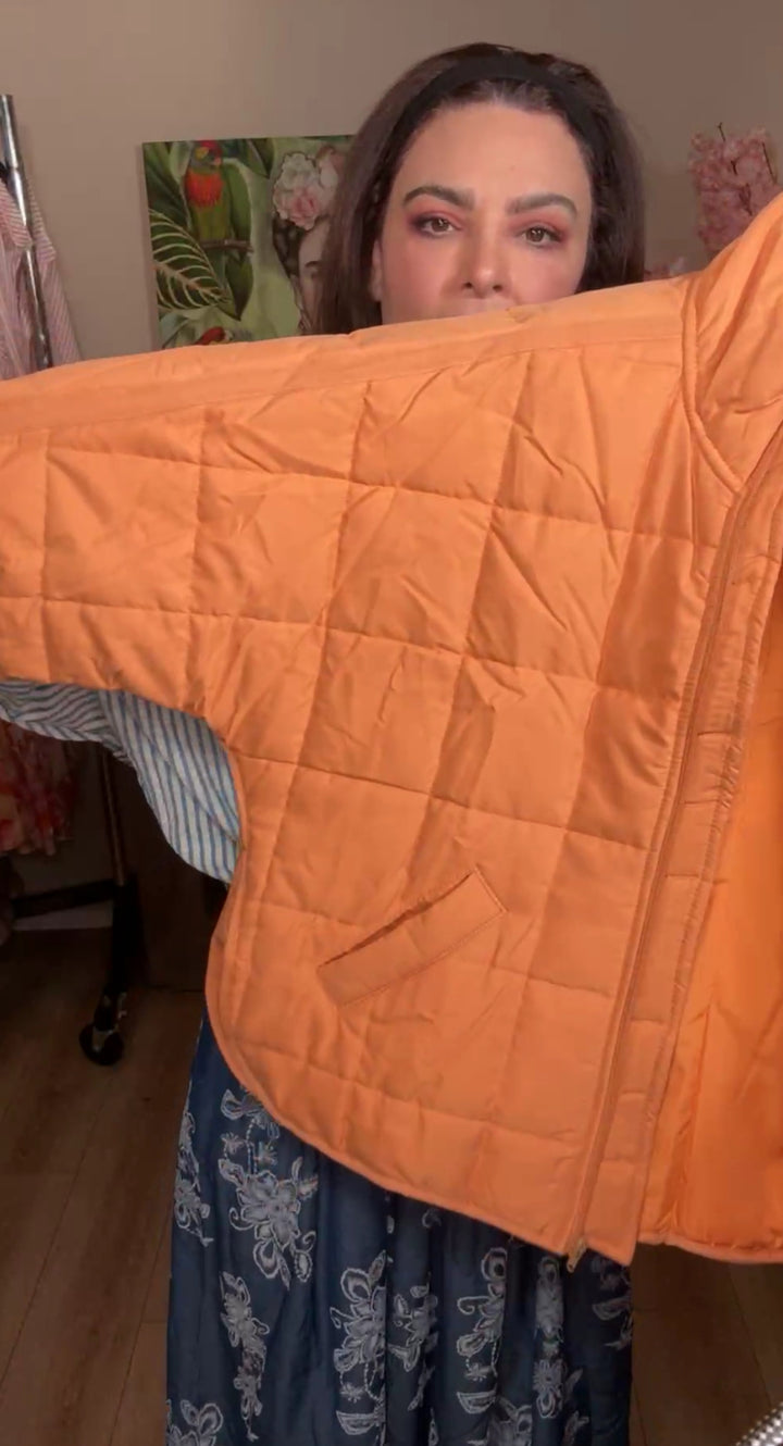 chamarra cafe ochre quilted (#113)