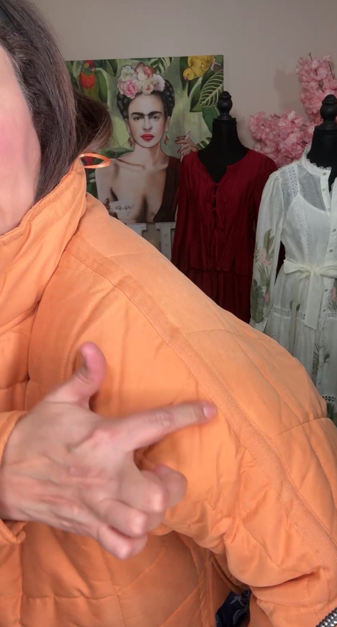 chamarra cafe ochre quilted (#113)