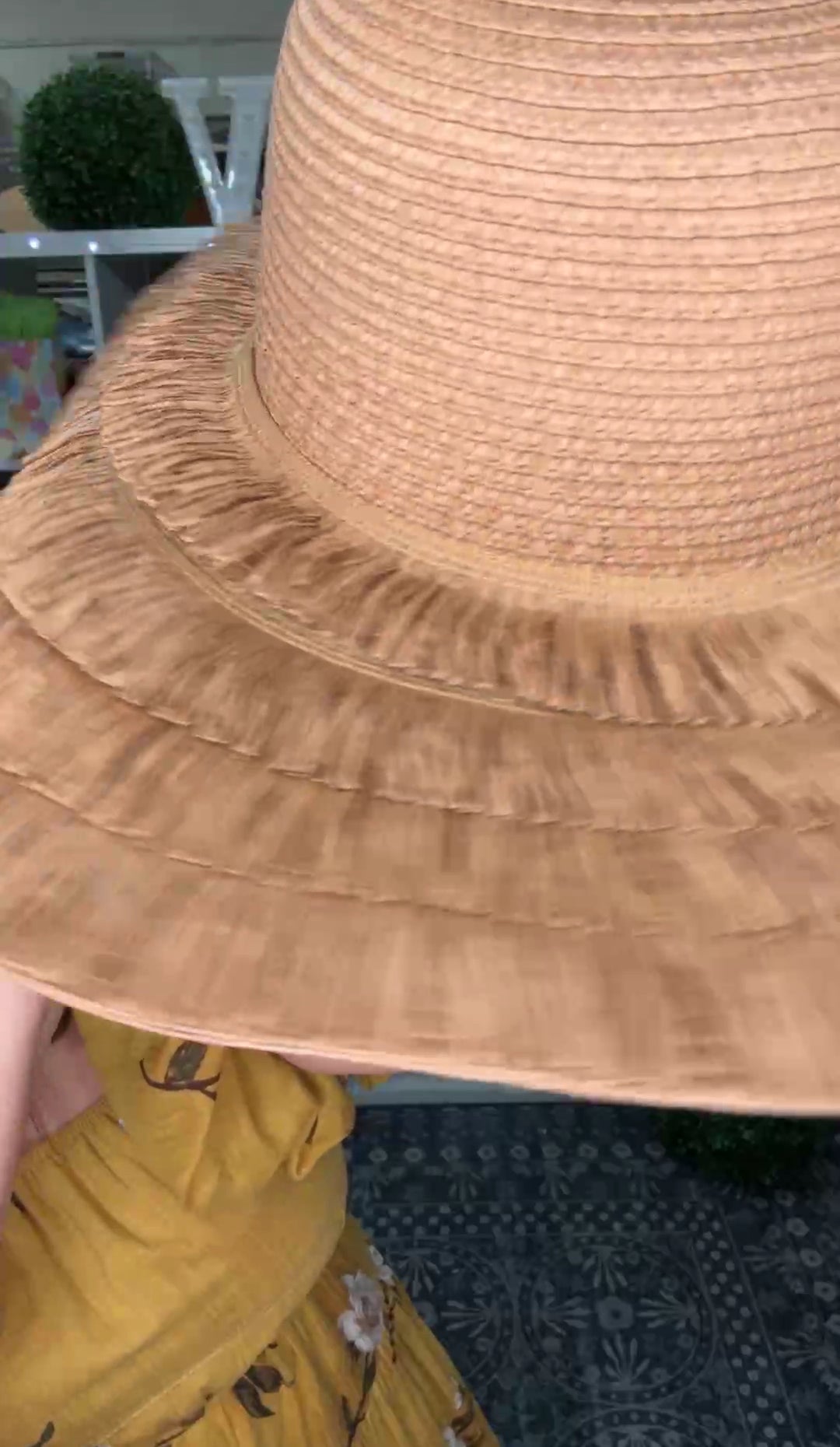 Sombrero Mocha Rafia Lux (#229)