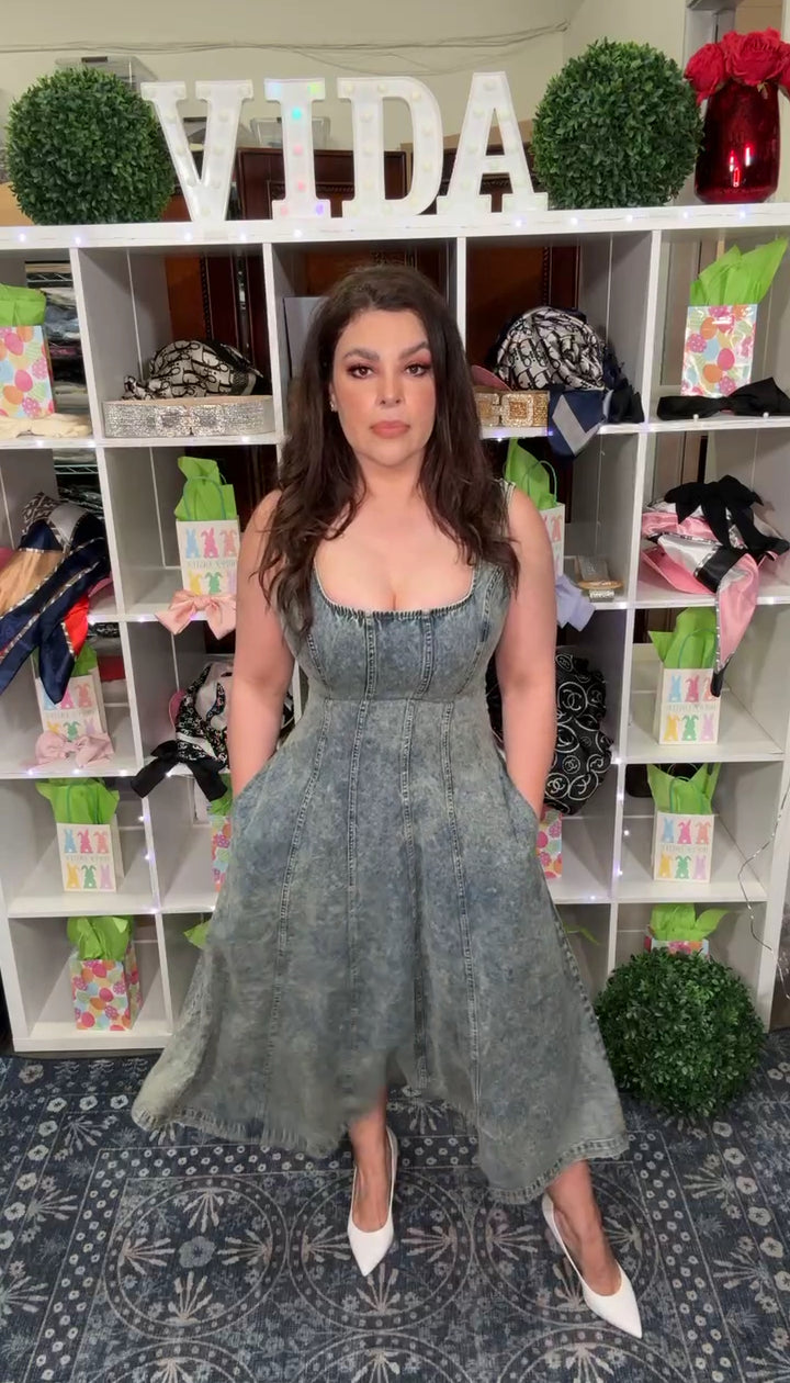 Vestido Azul Wash Mezclilla Clasico (#233)