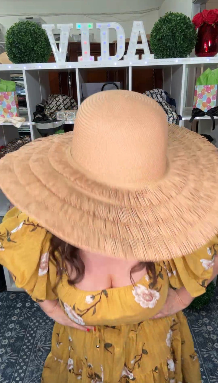 Sombrero Mocha Rafia Lux (#229)