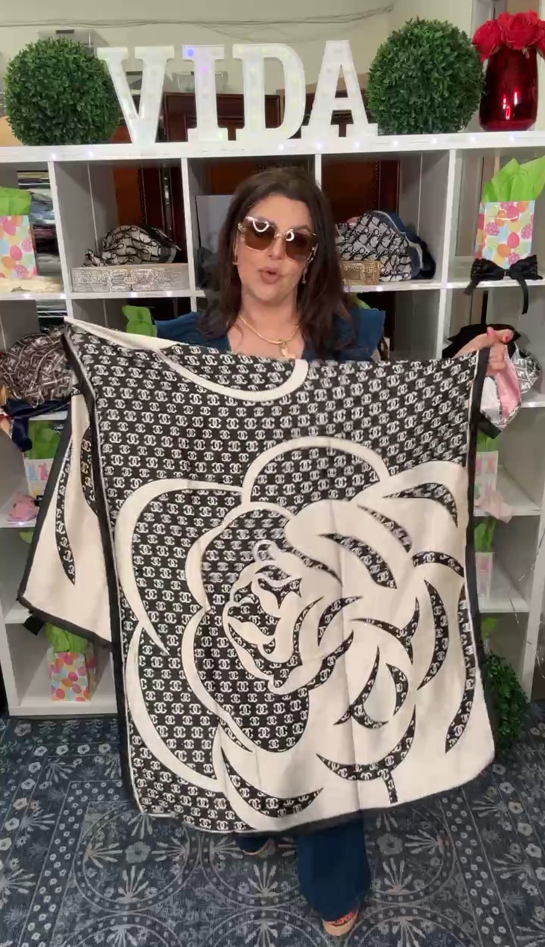Mascada Ivory y Negro CC (#180)