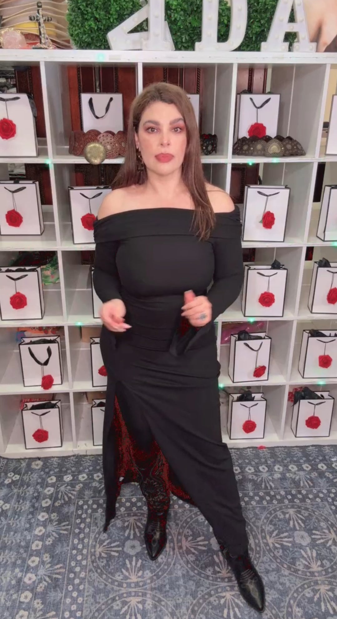 Vestido Negro Maxi Ultra Stretch Off (#410)