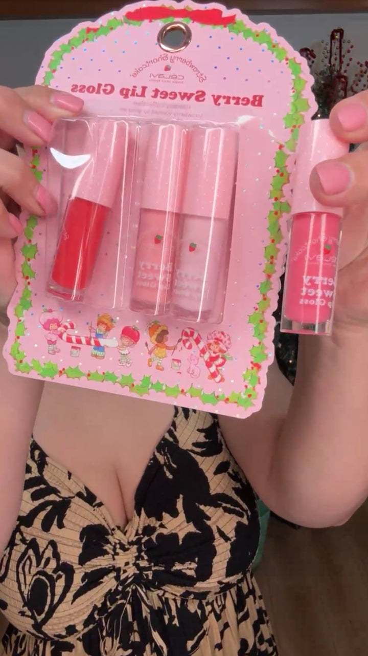Set Lip Gloss Strawberry Shortcake Oficial (#164)