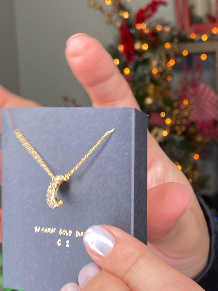 Collar Oro Luna 14k