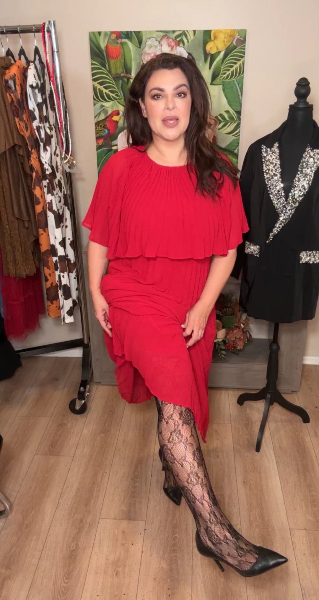 Media Negra Encaje Unitalla (#120)