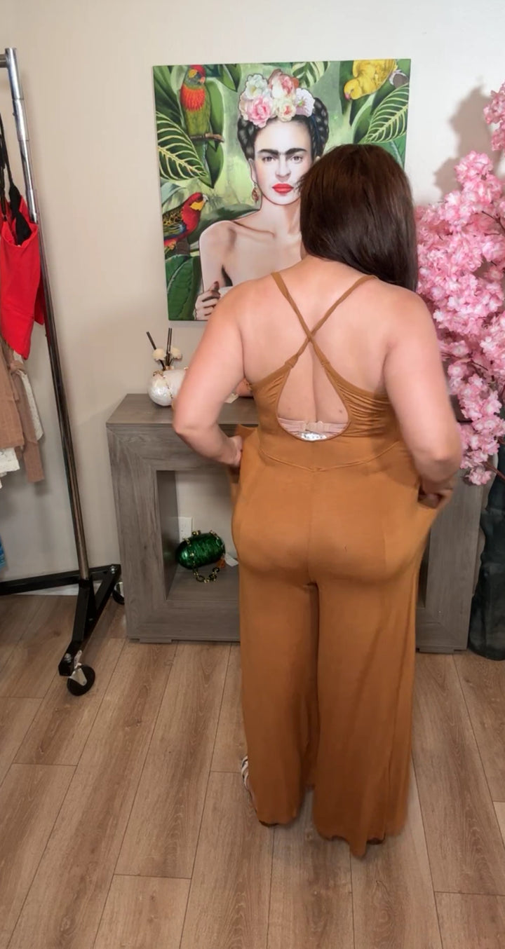 Enterizo Camel Ultra Soft Stretch Espalda X (#112)