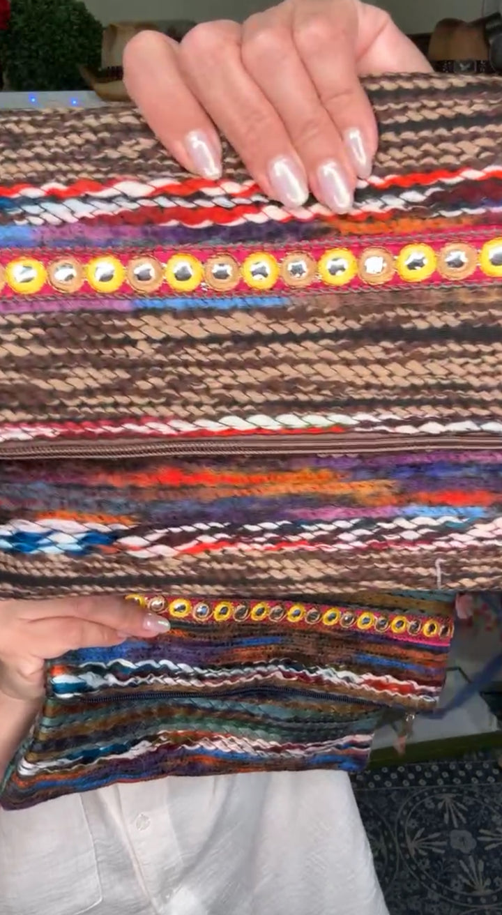 Bolsa café étnica tonos tierra (#121)