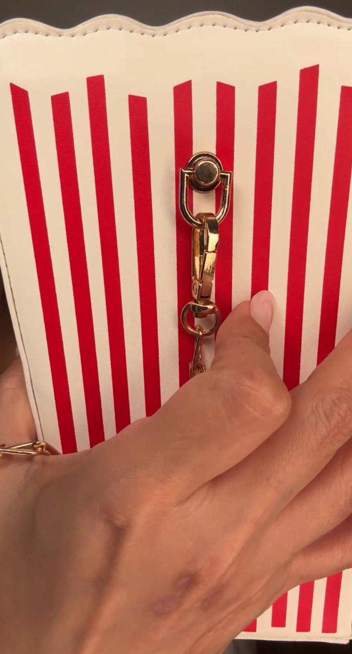 Bolsa Blanco Y Rojo Popcorn Bucket (#171)