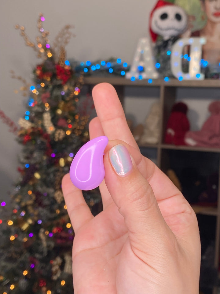 Arete Lila Gota Mediana (#233)
