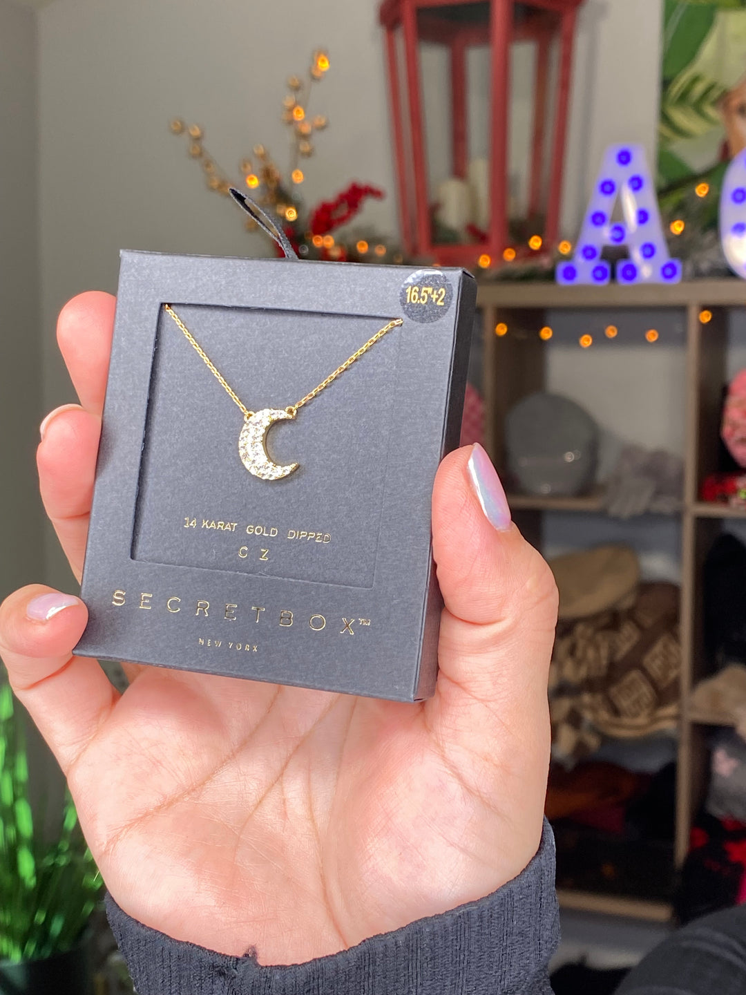 Collar Oro Luna 14k