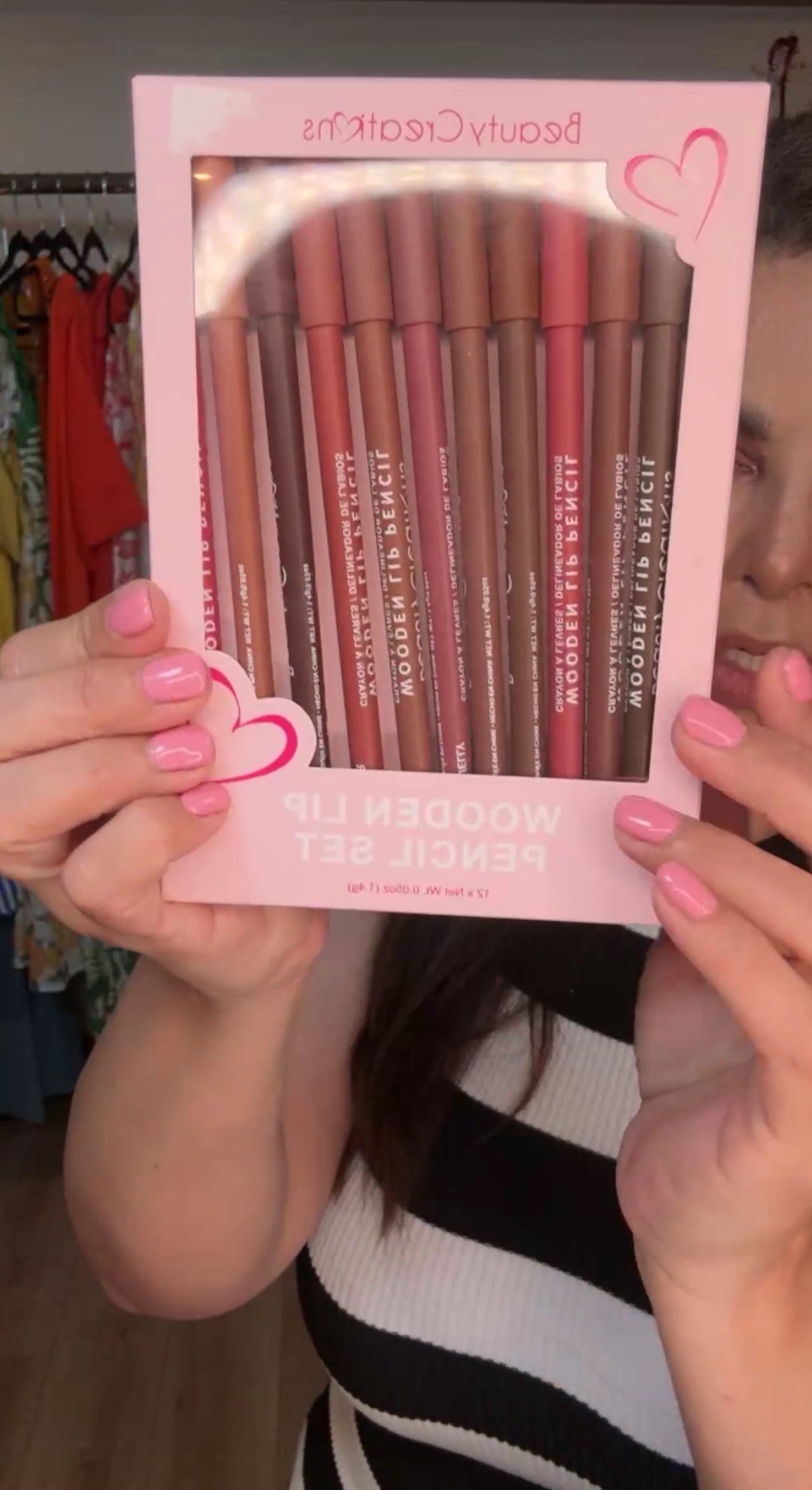 Set Lapiz Labial Multi Tono Beauty 12 Piezas (#166)
