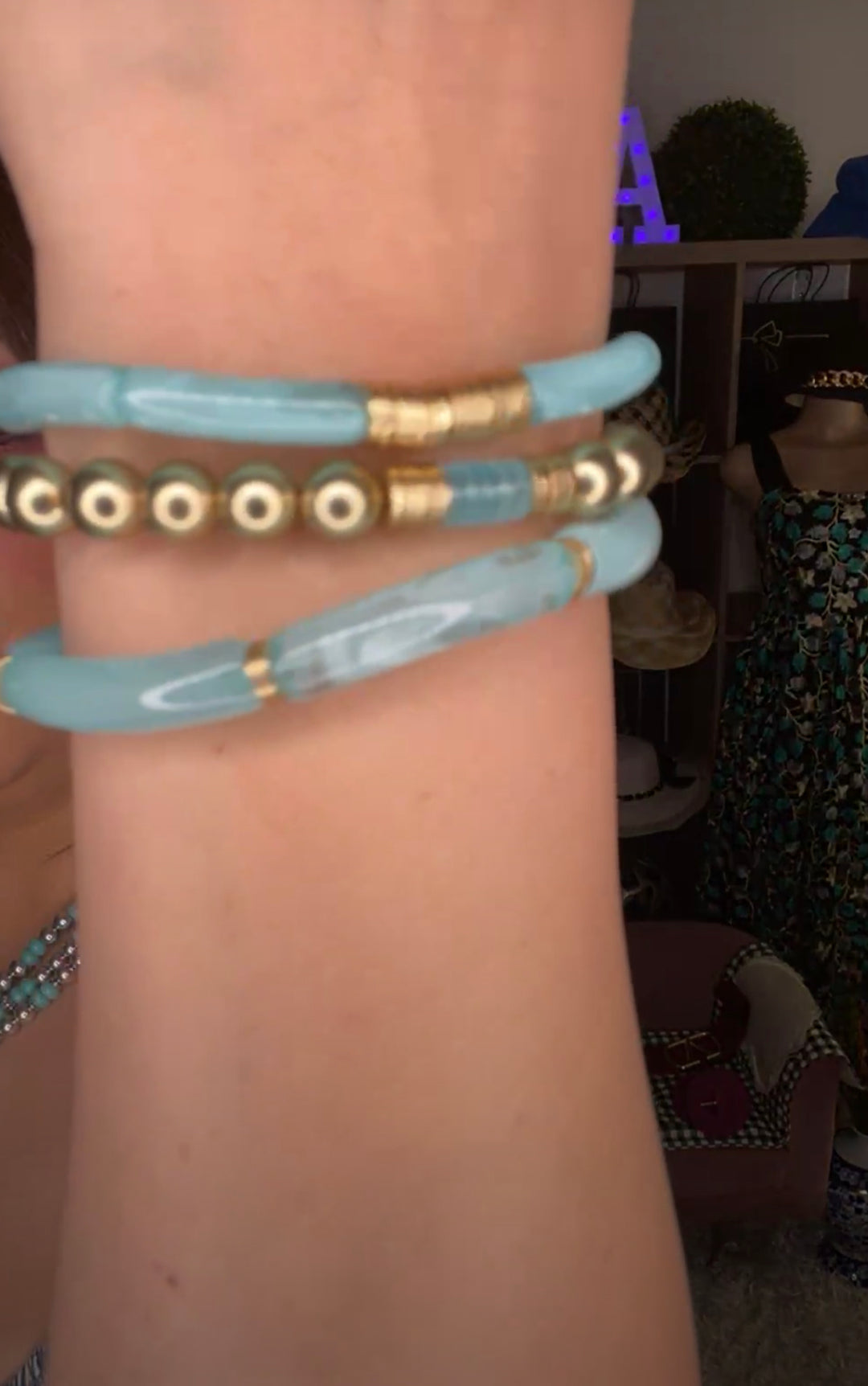 Pulsera Aqua Trio (#216)