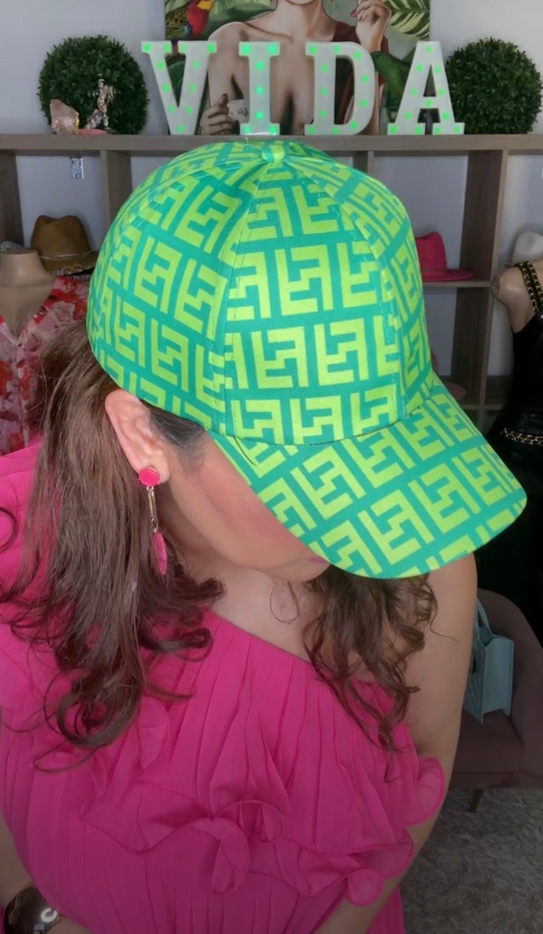 Gorra Verde Neon FF 2 Tonos (#144)