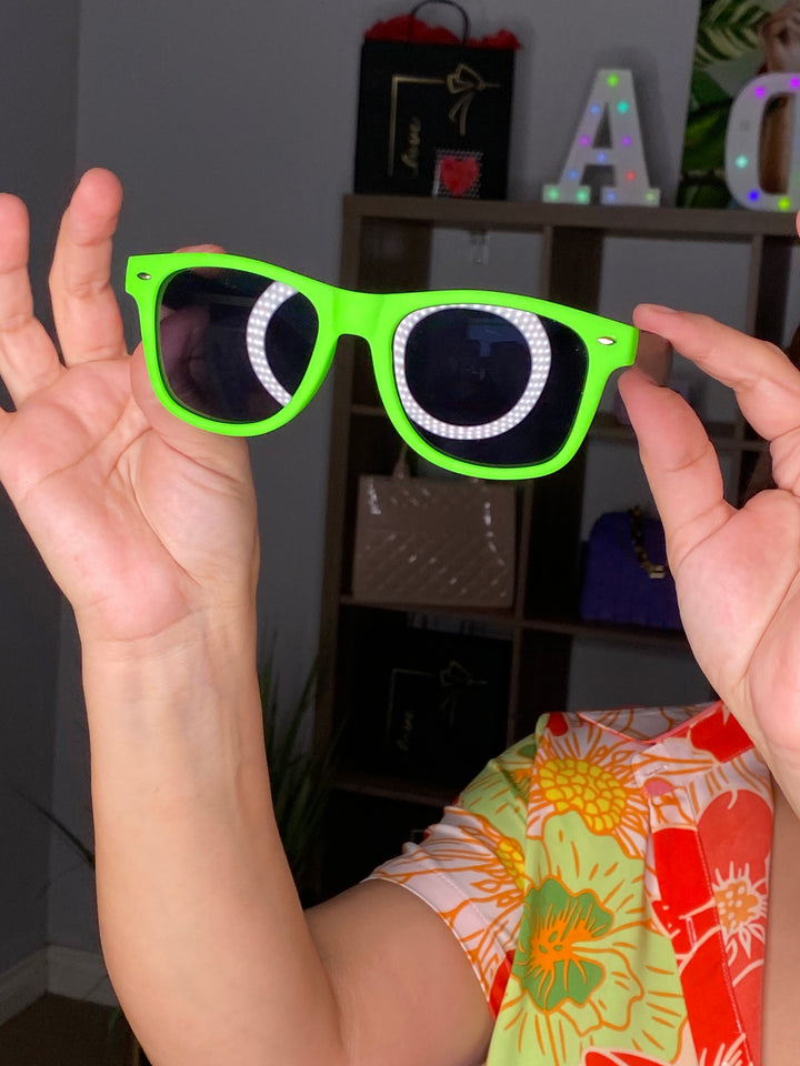 Lentes Verde Neon Miami Vibes (#151)