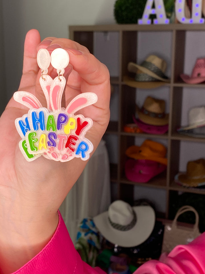 Arete Easter Multi Color Happy (#157)
