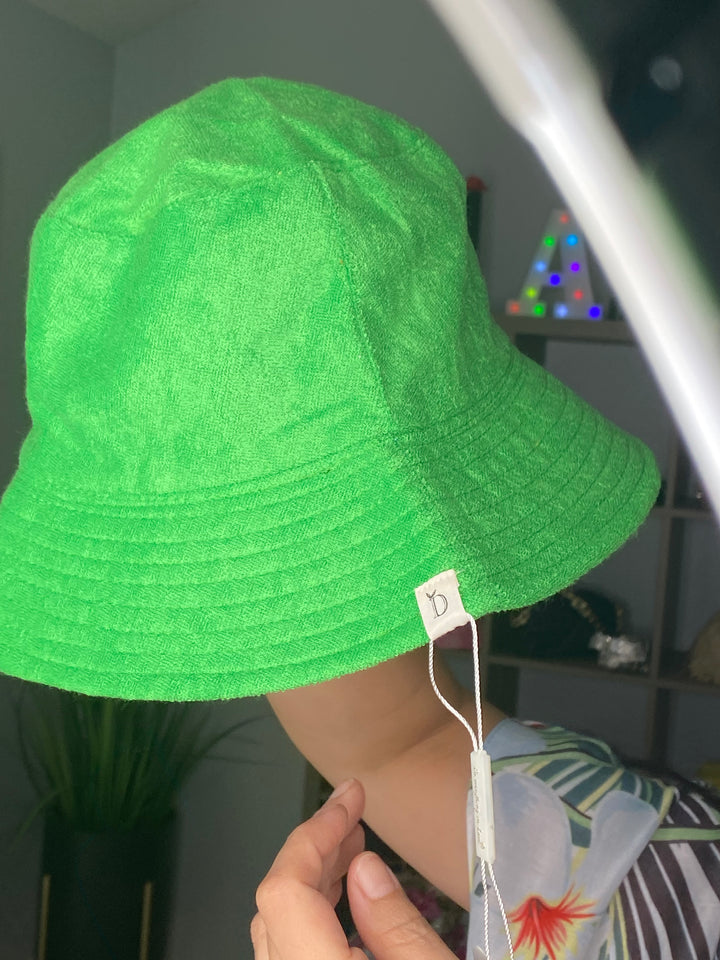 Gorro Verde Terry Bucket Hat (#167)