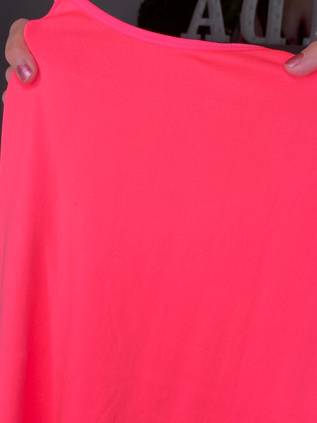 Blusa Coral Neon Basica Licra (#113)