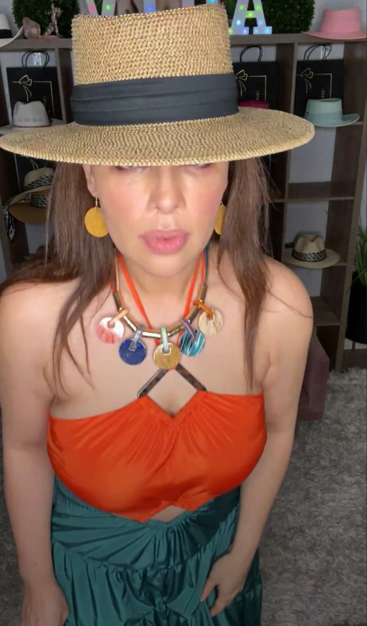 Sombrero Negro Mocha Gaucho C Cinta (#349)