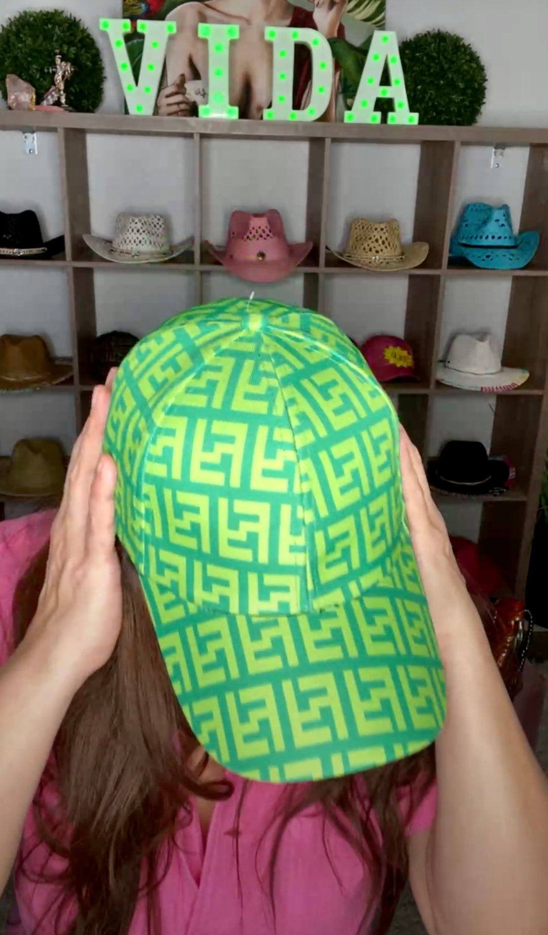 Gorra Verde Neon FF 2 Tonos (#144)