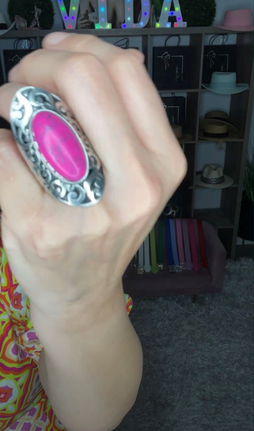 Anillo Rosa Vaquero (#159)