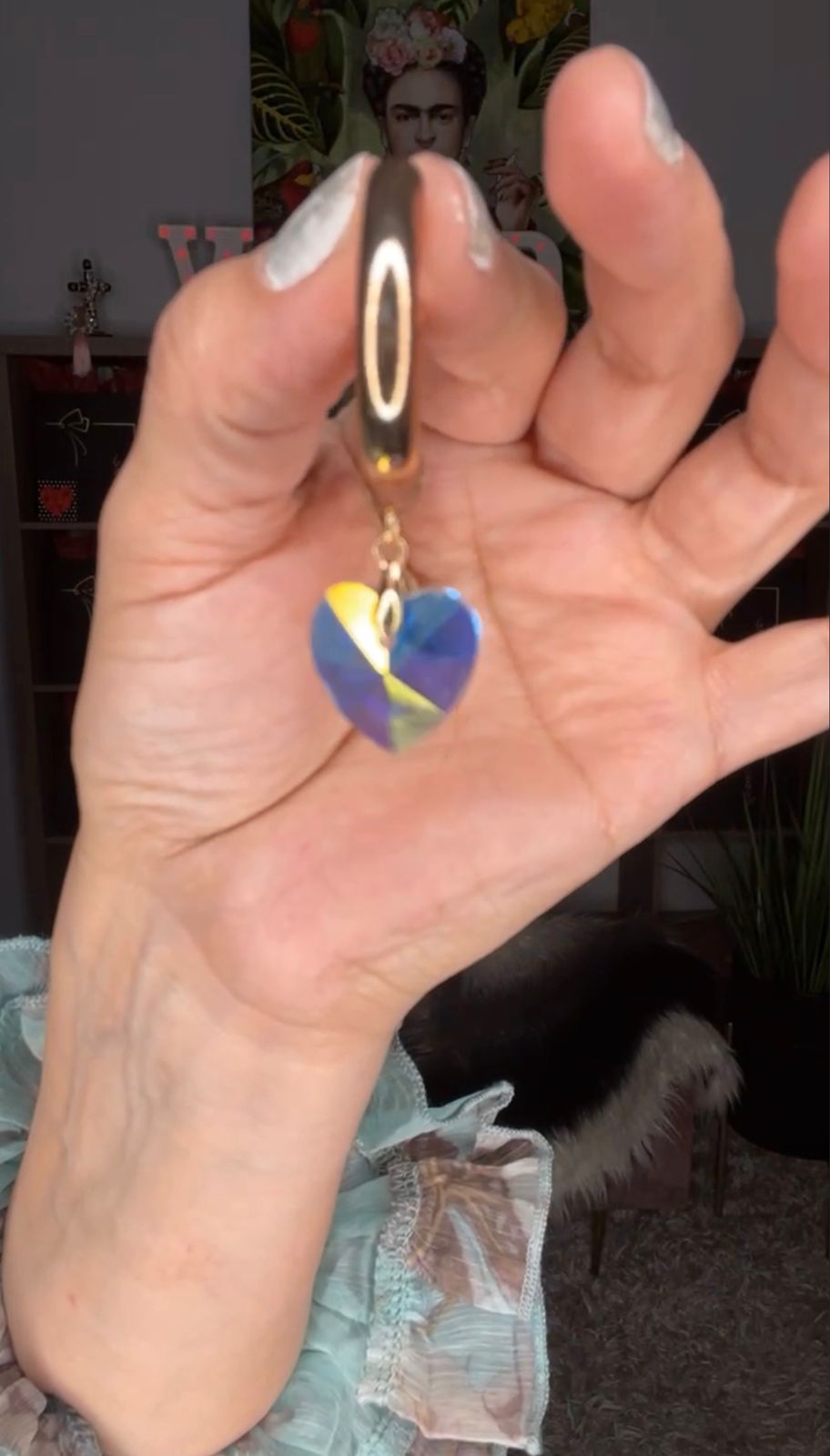 Arete Dorado Arracada Guresa Corazon AB (#133)