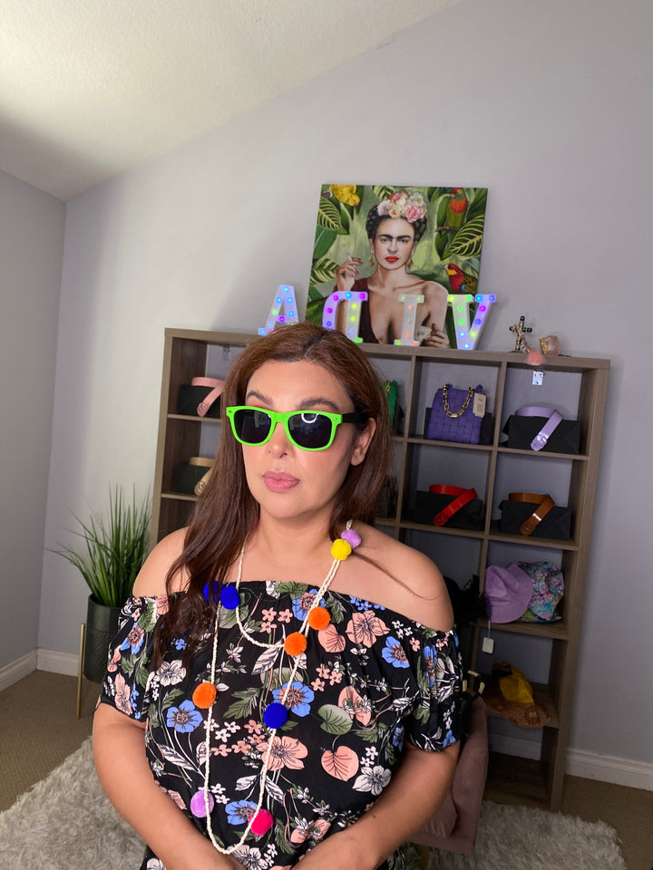 Lentes Verde Neon Miami Vibes (#151)