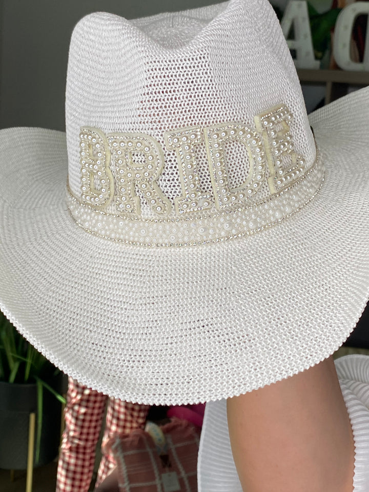 Sombrero Tejana Blanco Bride (#224)